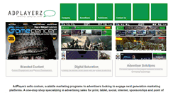 Desktop Screenshot of adplayerz.com